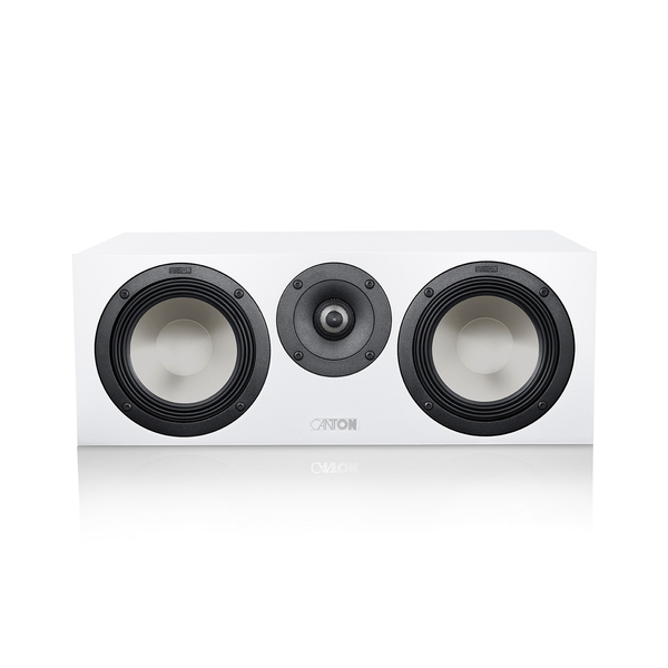 Canton GLE 50 Center - 2&frac12;-way closed center speaker, valkoinen