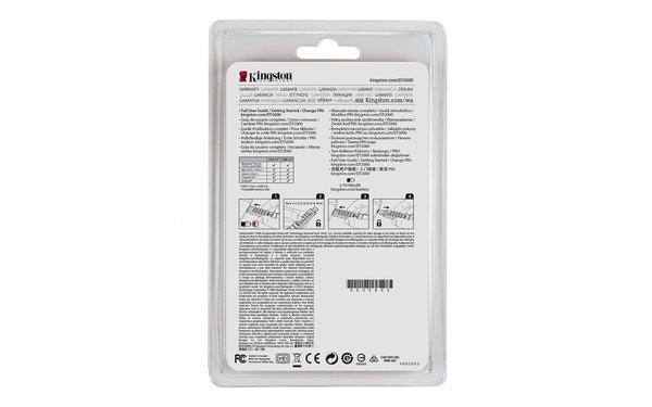 Kingston 16GB Datatraveler 2000 USB - memory stick, Blue