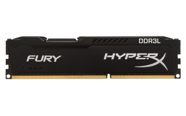 Kingston 16GB (2x8GB) HyperX Fury, DDR3L 1600MHz - Black