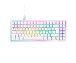 NZXT Function Elite Mini TKL - gaming keyboard, White