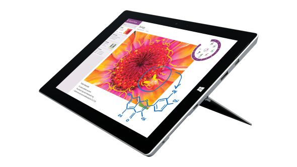 Microsoft Surface 3 - Tabletti - ei n&auml;pp&auml;imist&ouml;&auml; - Atom x7 Z8700 / 1.6 GHz - Win 10 Pro - 4 Gt RAM - 64 Gt SSD - 10.8&quot; kosketusn&auml;ytt&ouml; 1920 x 1280 ( Full HD Plus