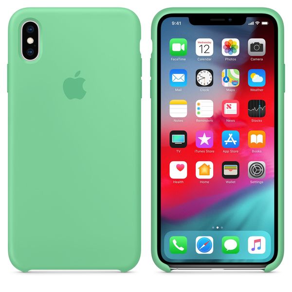 Apple iPhone XS Max Silikonskal - mint