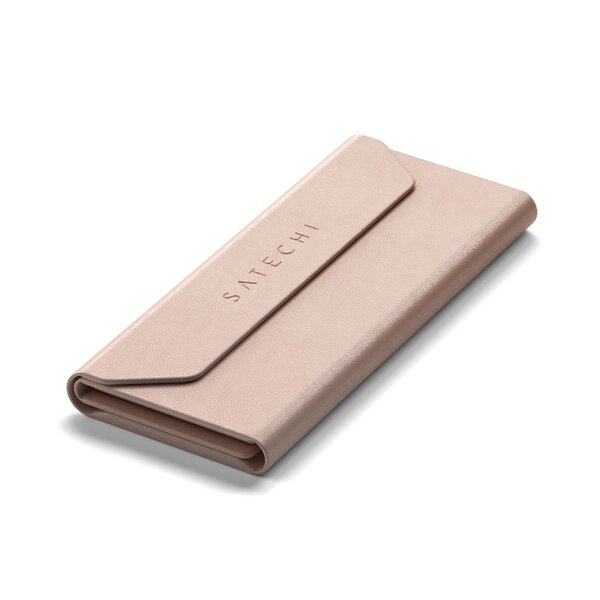 Satechi FindAll Vegan-Leather Glasses Case - tracker, Desert Rose