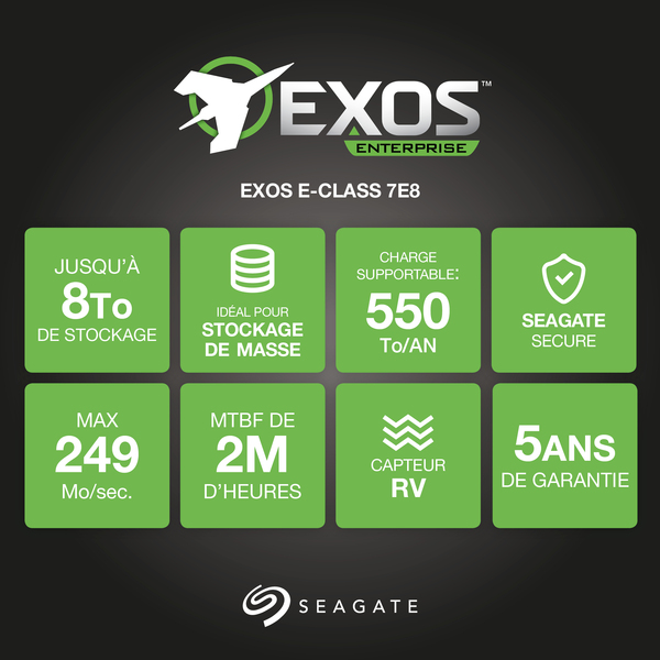 Seagate 2TB Enterprise Capacity, 3.5", SATA, 7200rpm, 256MB - HDD