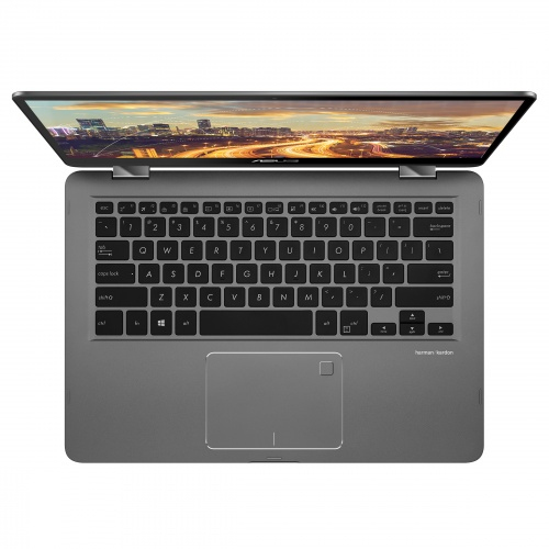 Asus 14" ZenBook Flip UX461UA, 256GB, Win 10 Home - b&auml;rbar dator, gr&aring;