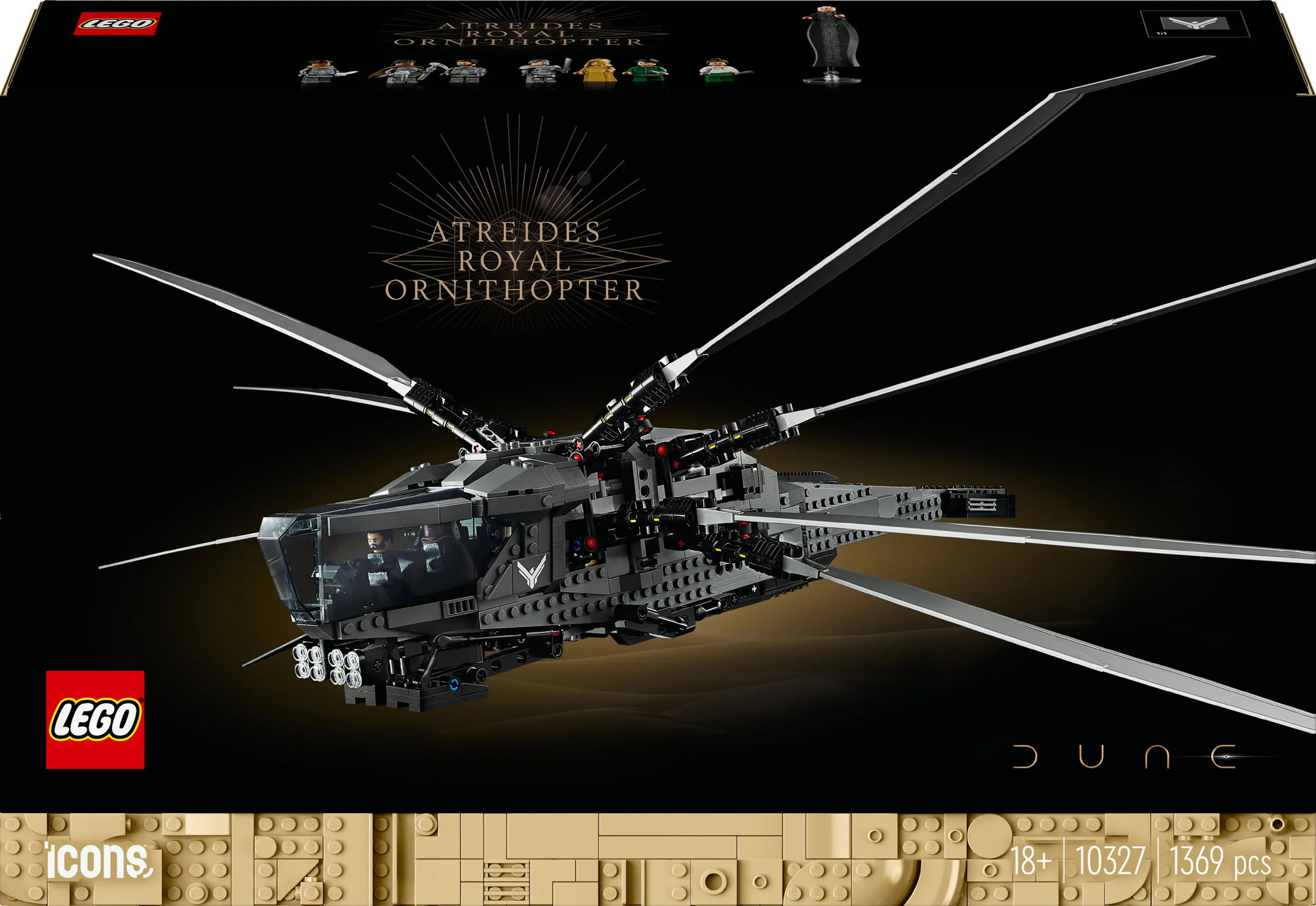 SOP LEGO Icons Dune Atreides Royal Ornithopter 10327 SOP LEGO Icons Dune Atreides Royal Ornithopter 10327