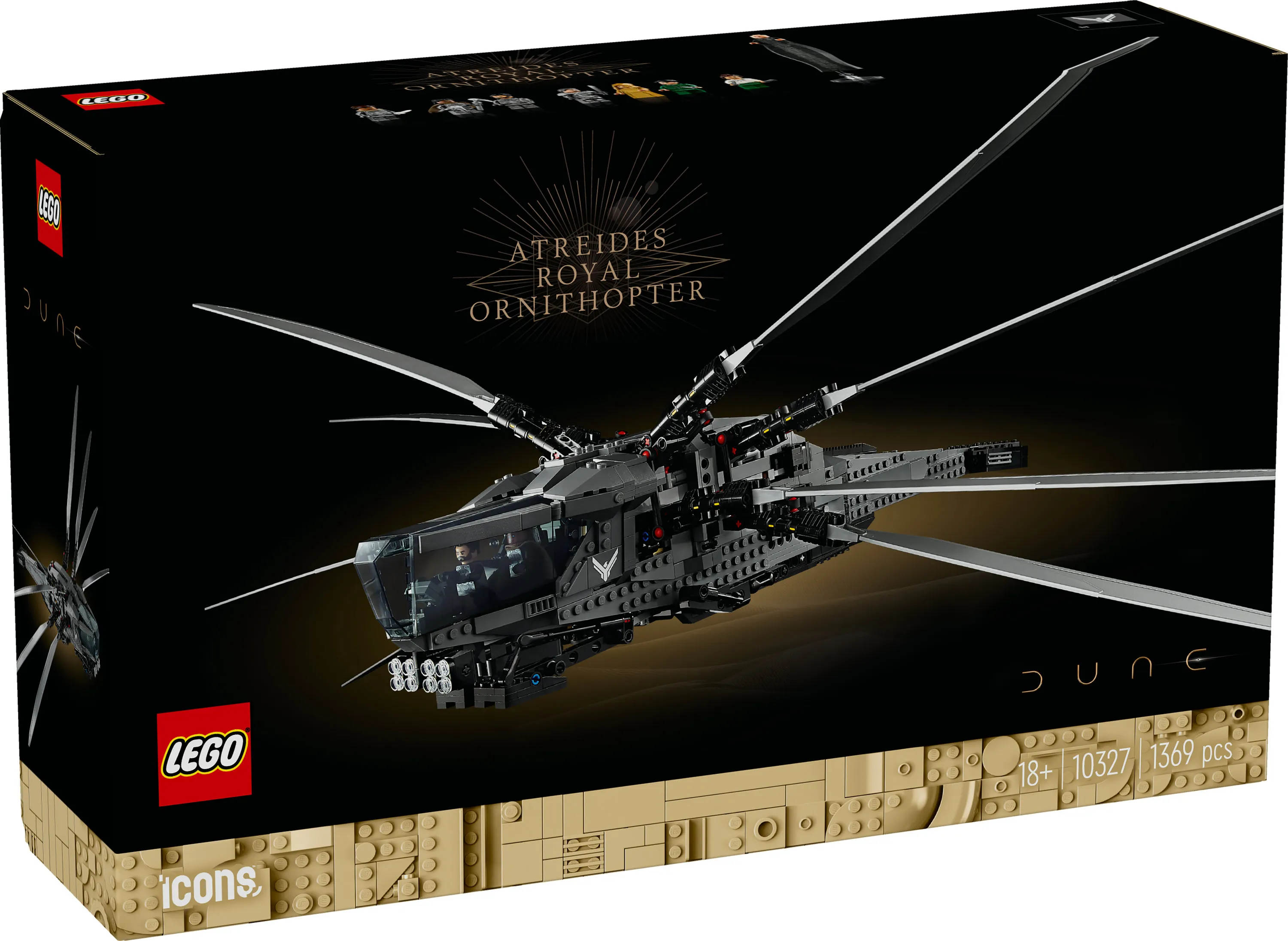 SOP LEGO Icons Dune Atreides Royal Ornithopter 10327 SOP LEGO Icons Dune Atreides Royal Ornithopter 10327