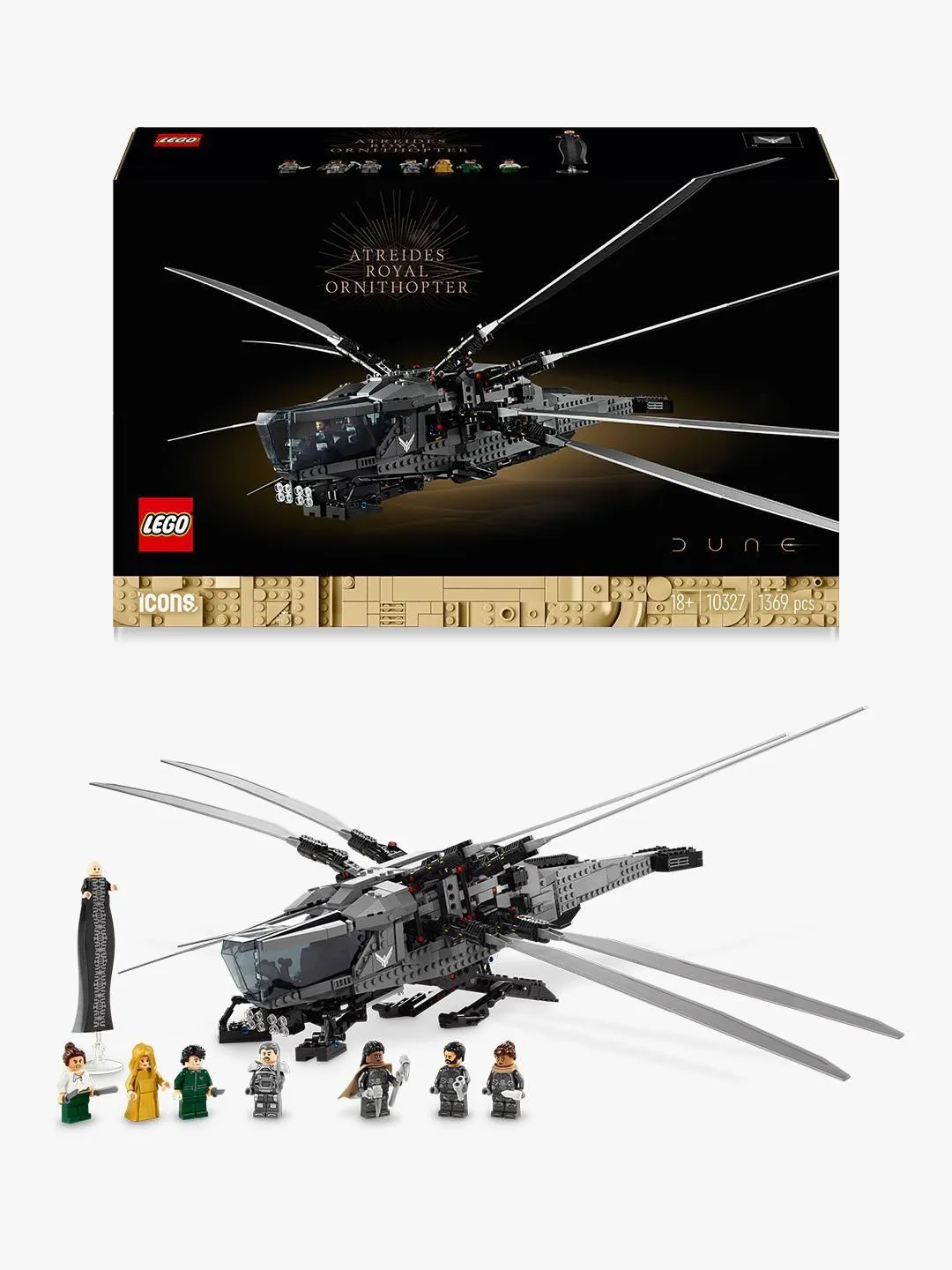 SOP LEGO Icons Dune Atreides Royal Ornithopter 10327 SOP LEGO Icons Dune Atreides Royal Ornithopter 10327