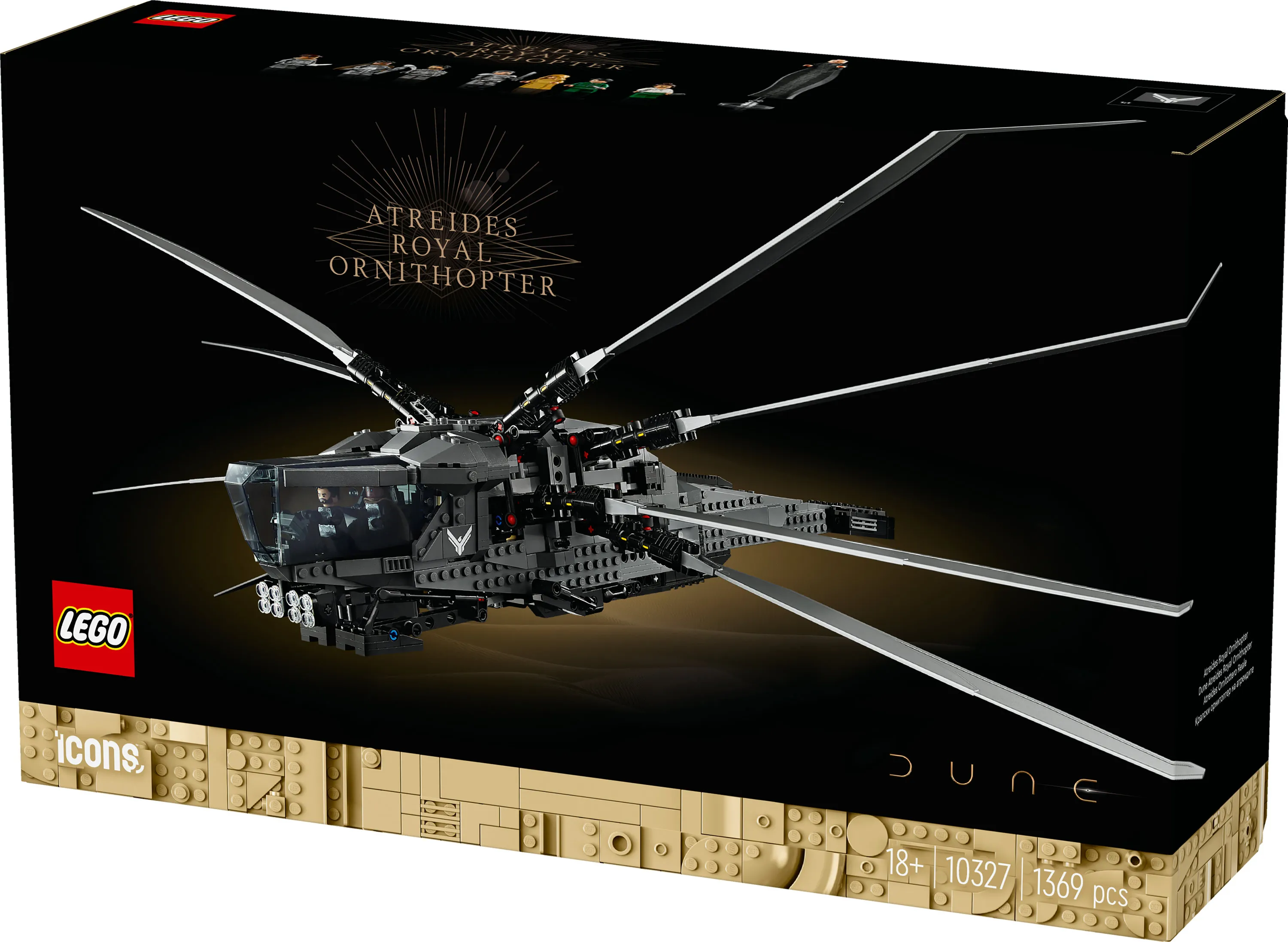 SOP LEGO Icons Dune Atreides Royal Ornithopter 10327 SOP LEGO Icons Dune Atreides Royal Ornithopter 10327