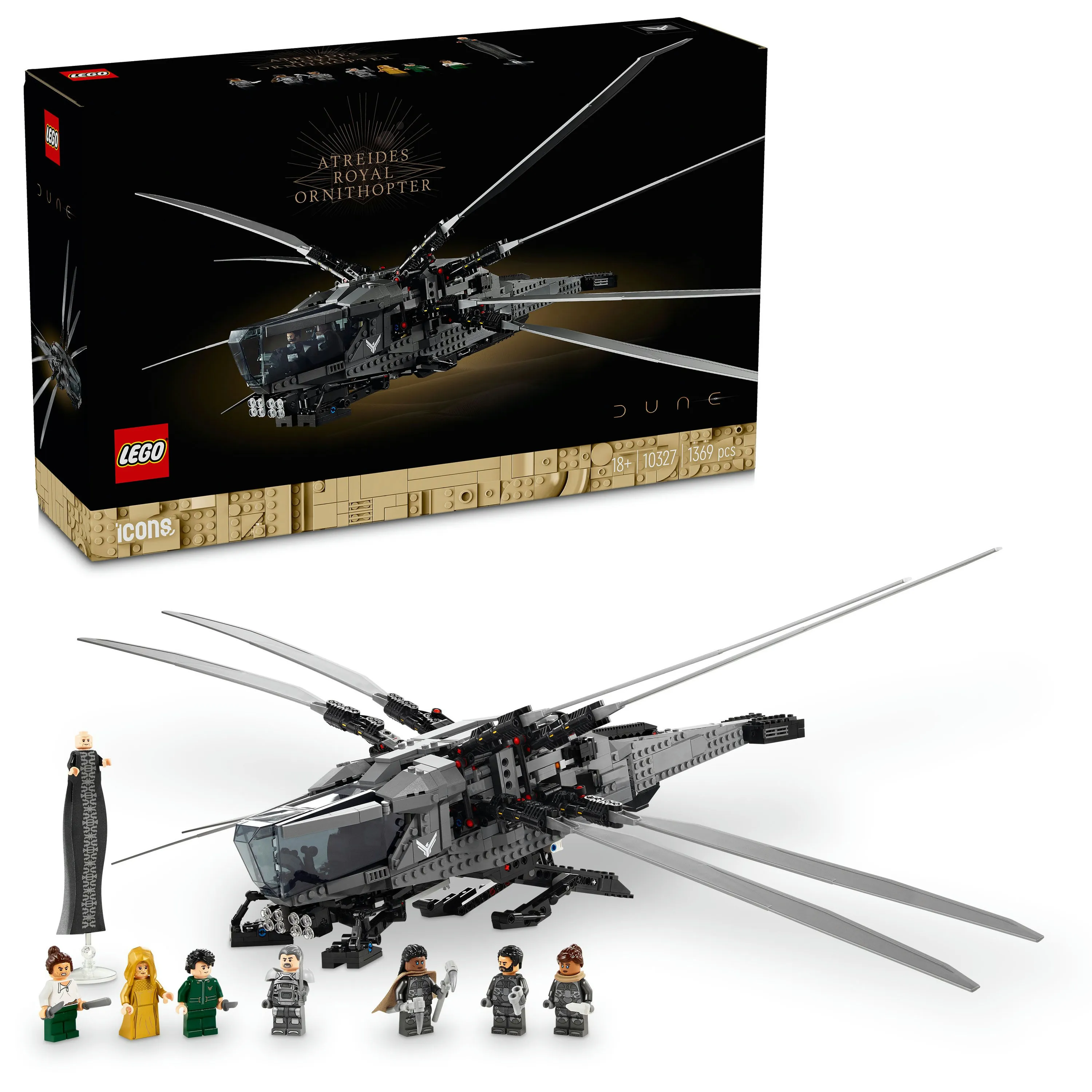 SOP LEGO Icons Dune Atreides Royal Ornithopter 10327 SOP LEGO Icons Dune Atreides Royal Ornithopter 10327