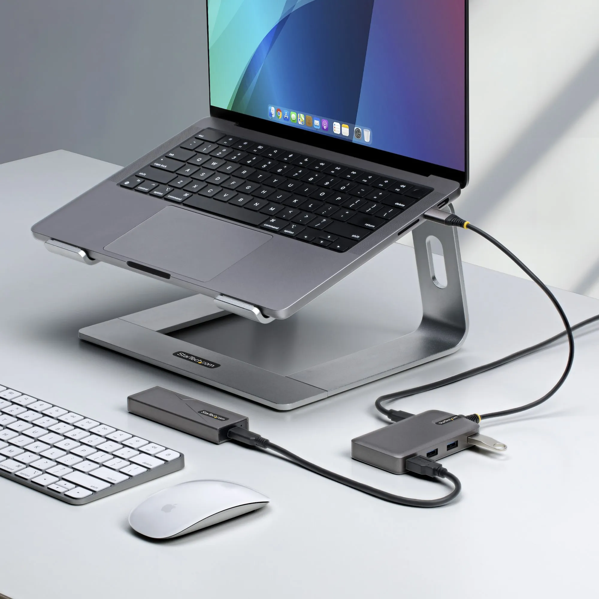 Startech 4-Port USB-C Hub 5Gbps Bus Powered -USB-hubi