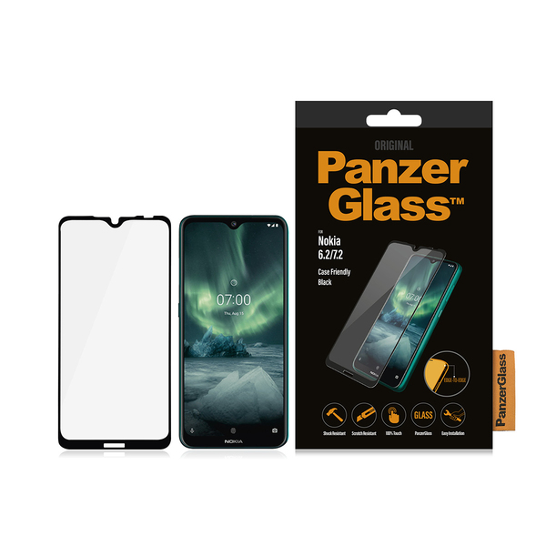 PANZERGLASS CASE FRIENDLY BLACK - F/ NOKIA 6.2/7.2