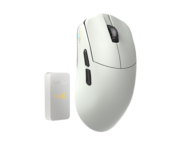 Lamzu Maya X 8K Wireless Gaming Mouse, Cloud Gray
