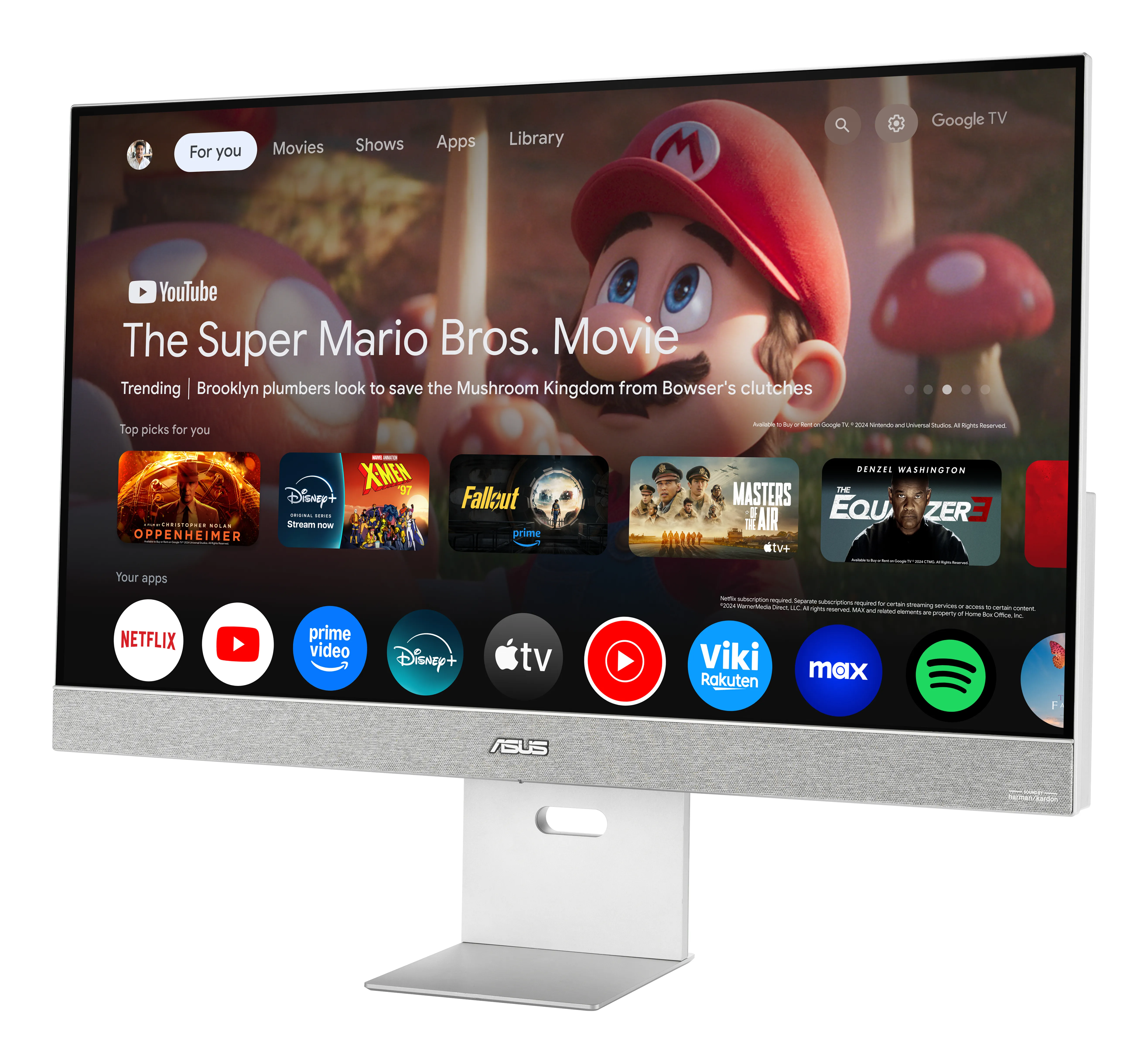 ASUS ZenScreen Smart MS32UC 31.5" 4K UHD, IPS sk&auml;rm med USB hub