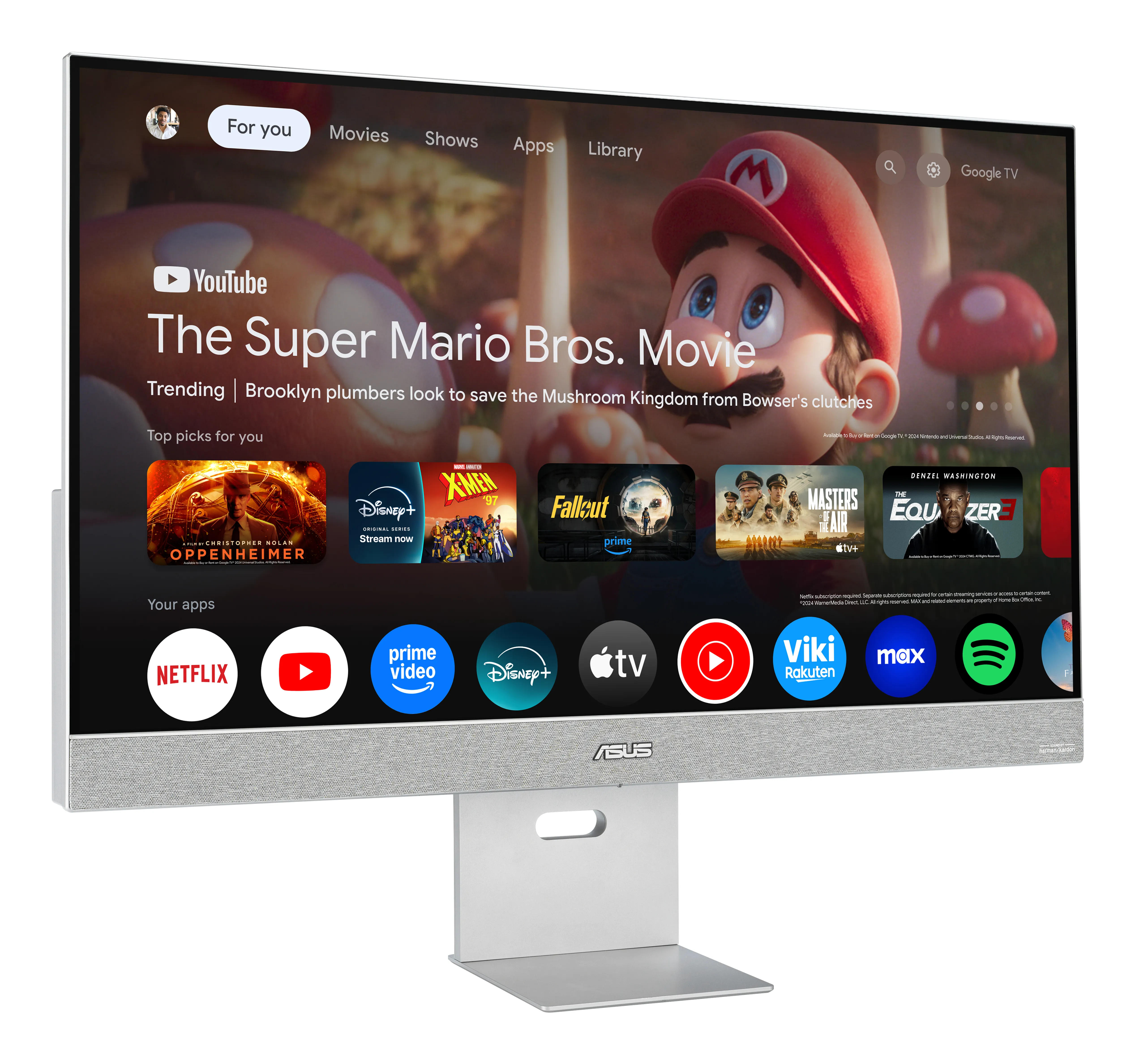 ASUS ZenScreen Smart MS32UC 31.5" 4K UHD, IPS sk&auml;rm med USB hub