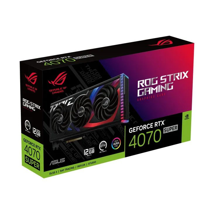 Asus GeForce RTX 4070 SUPER 12GB Strix Gaming - graphics card