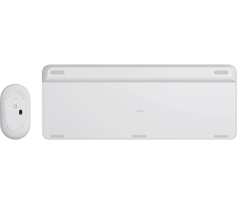 Logitech MK470 Slim -langaton näppäimistö ja hiiri, valkoinen