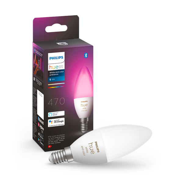Philips Hue White and Color Ambience B39, E14 -&auml;lylamppu