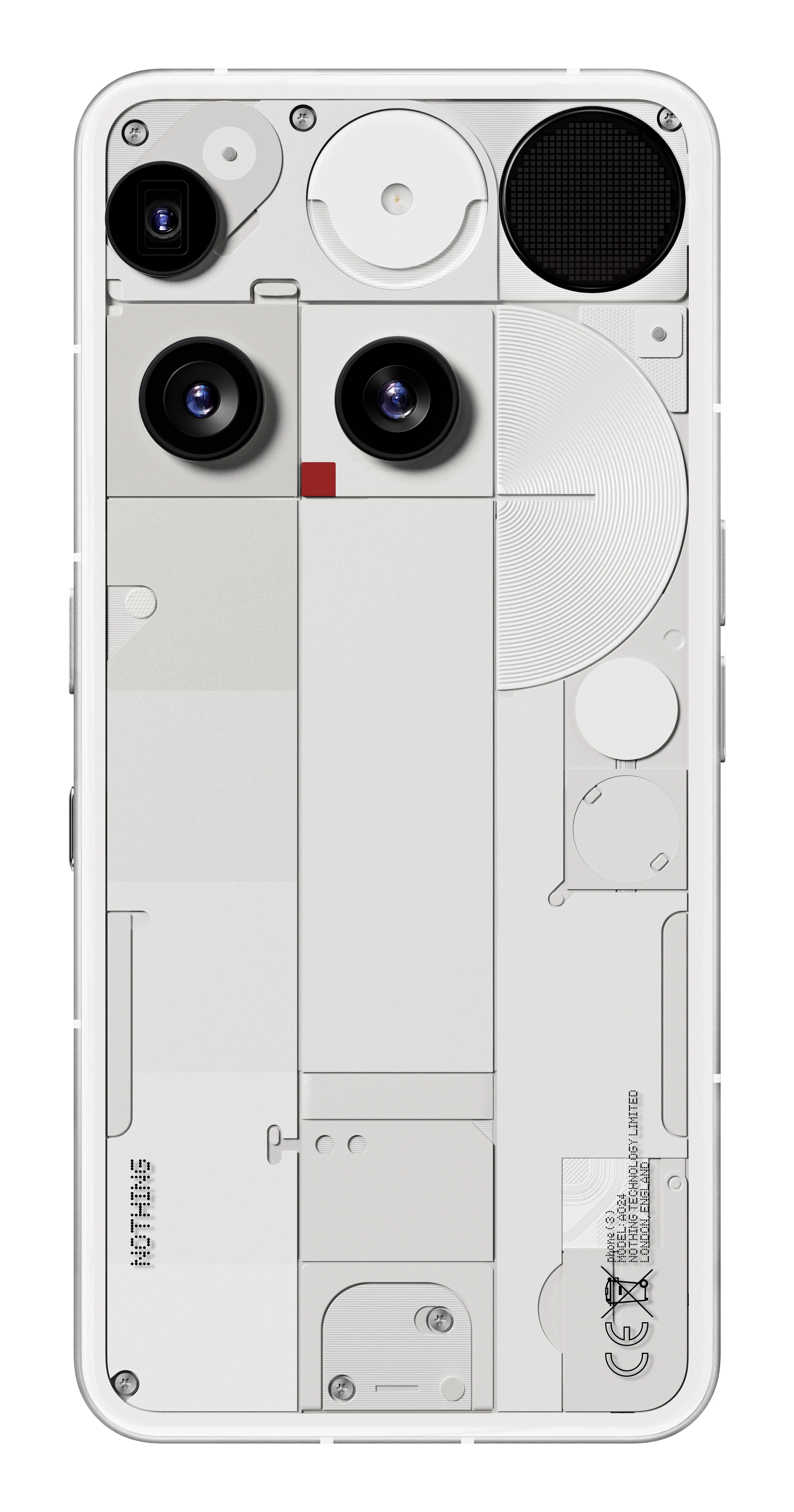 Nothing Phone (3) 12/256 Gt -puhelin, valkoinen