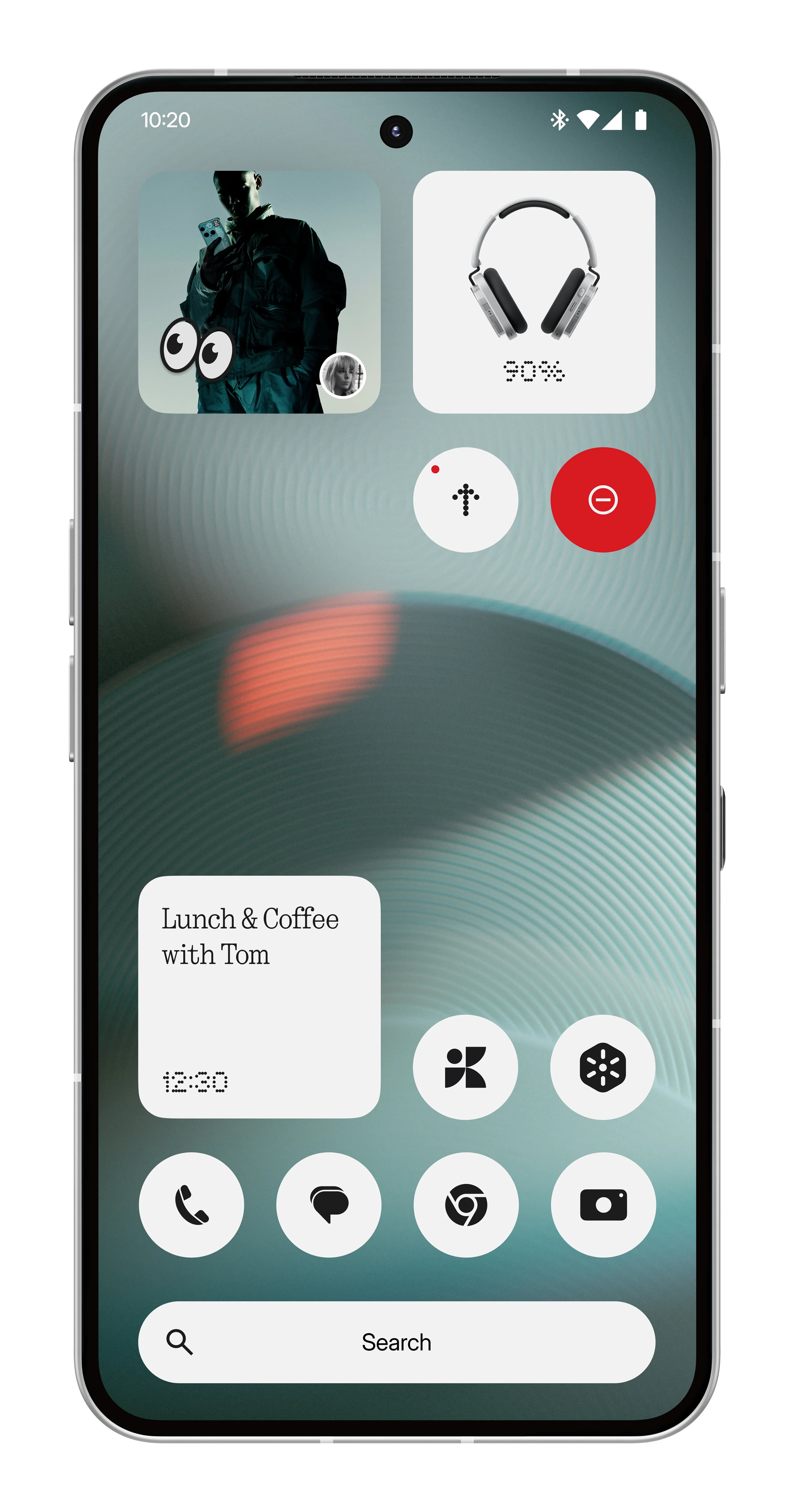Nothing Phone (3) 12/256 Gt -puhelin, valkoinen