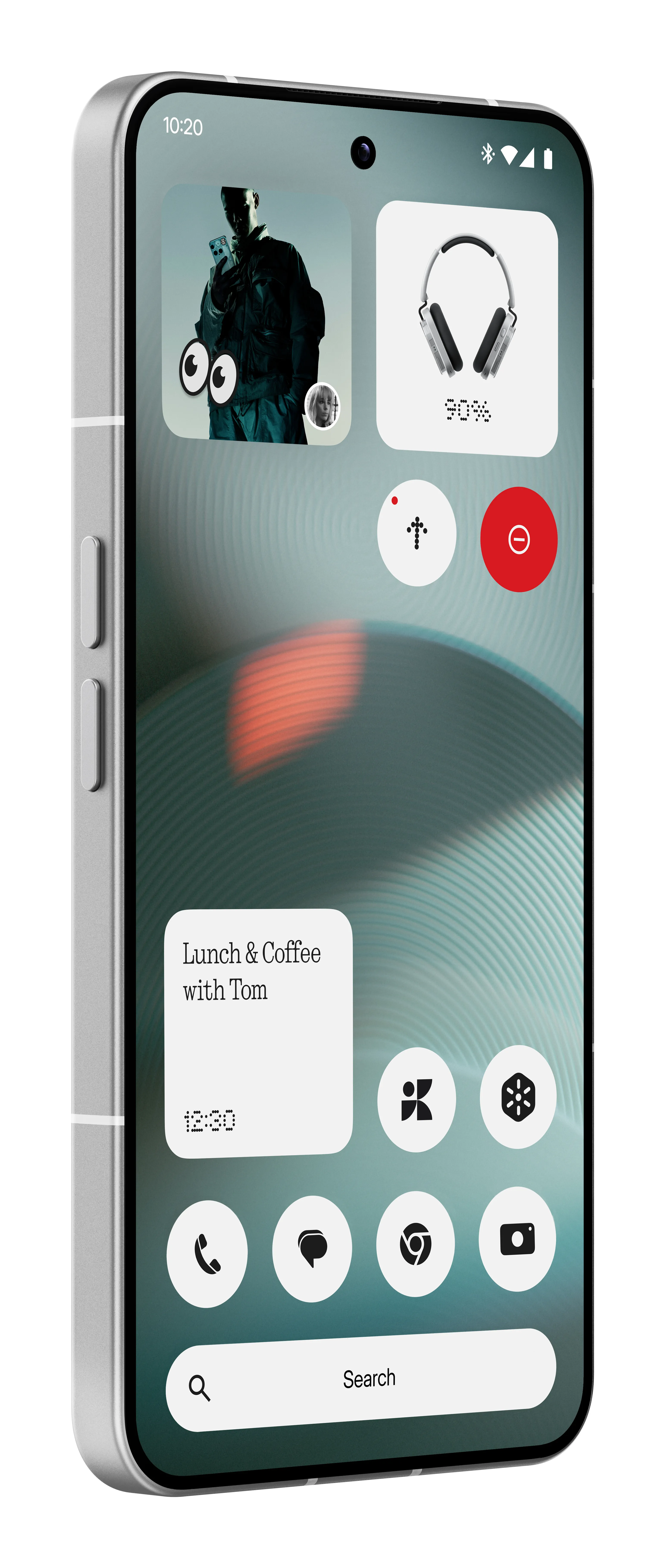 Nothing Phone (3) 16/512 Gt -puhelin, valkoinen
