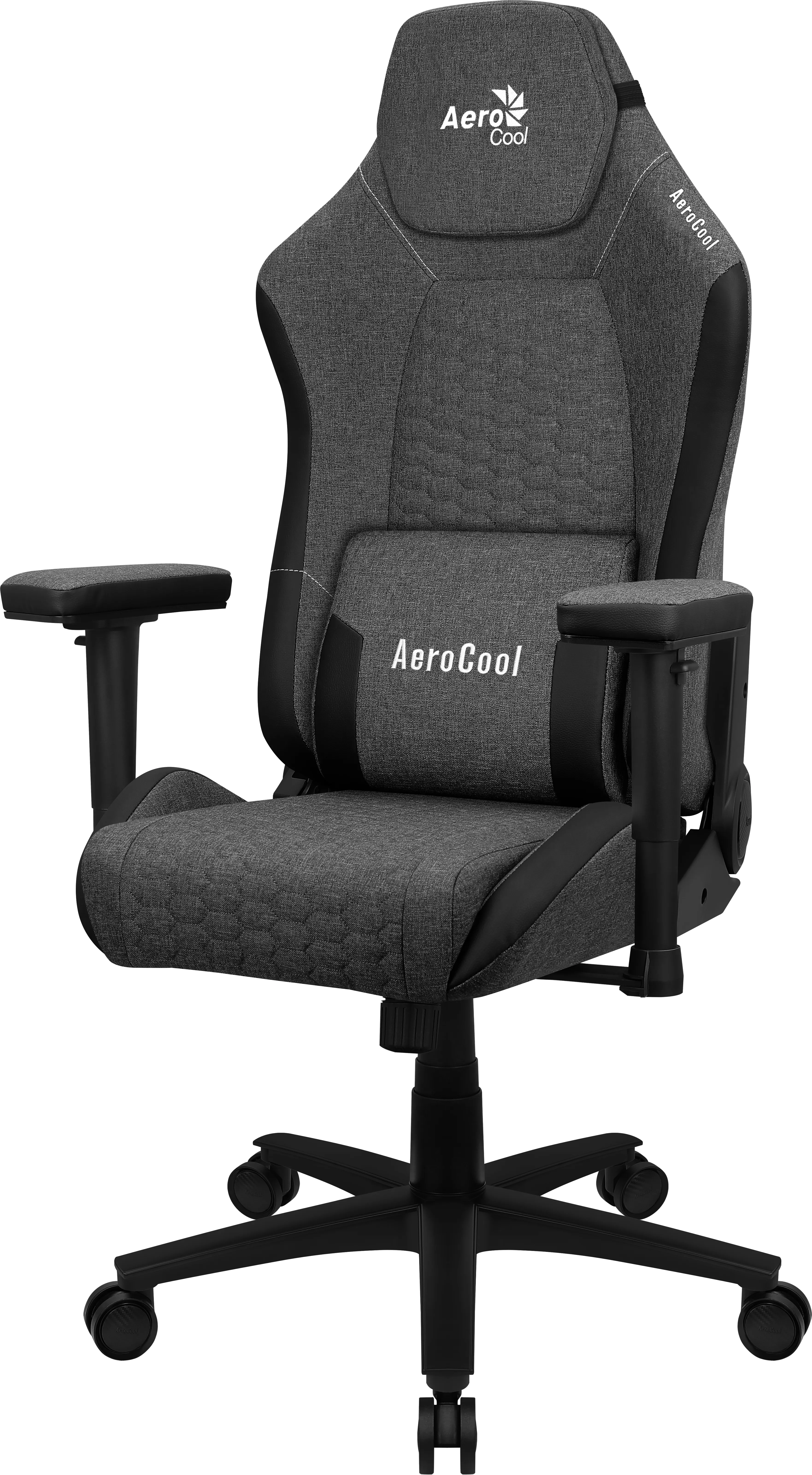 AeroCool CROWN Gaming Chair, Ash Black