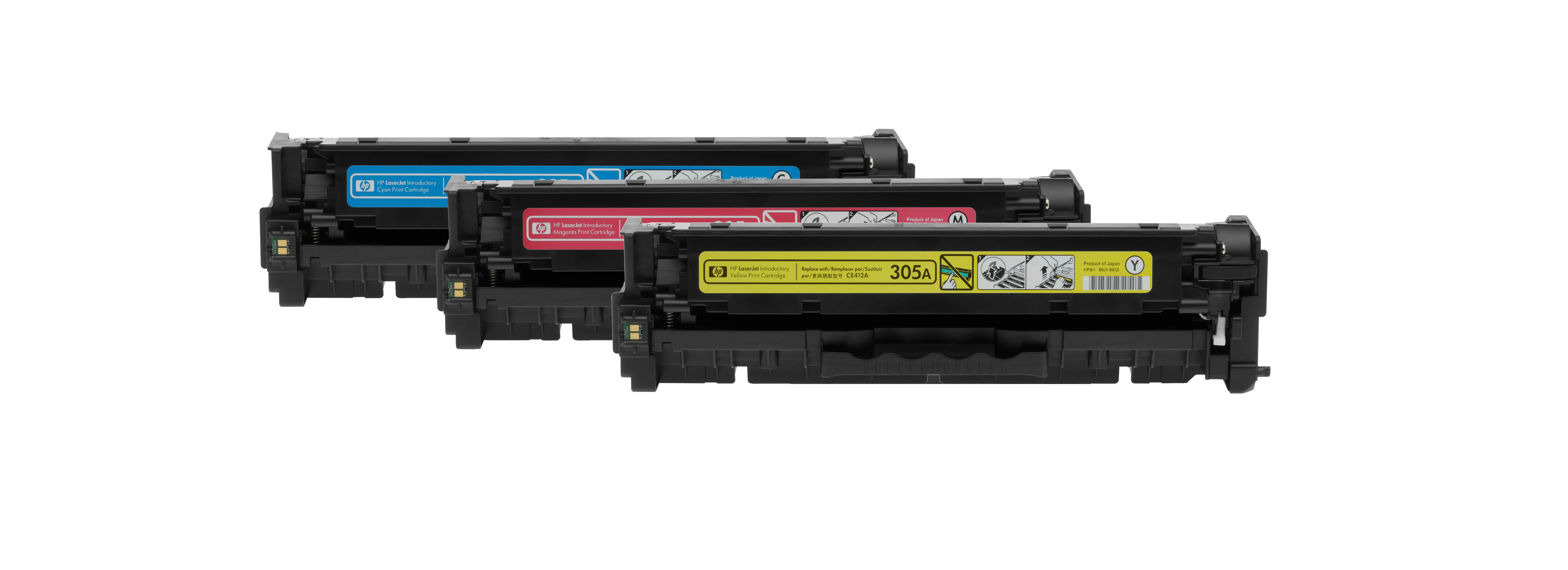HP CB542A toner cartridge, Yellow