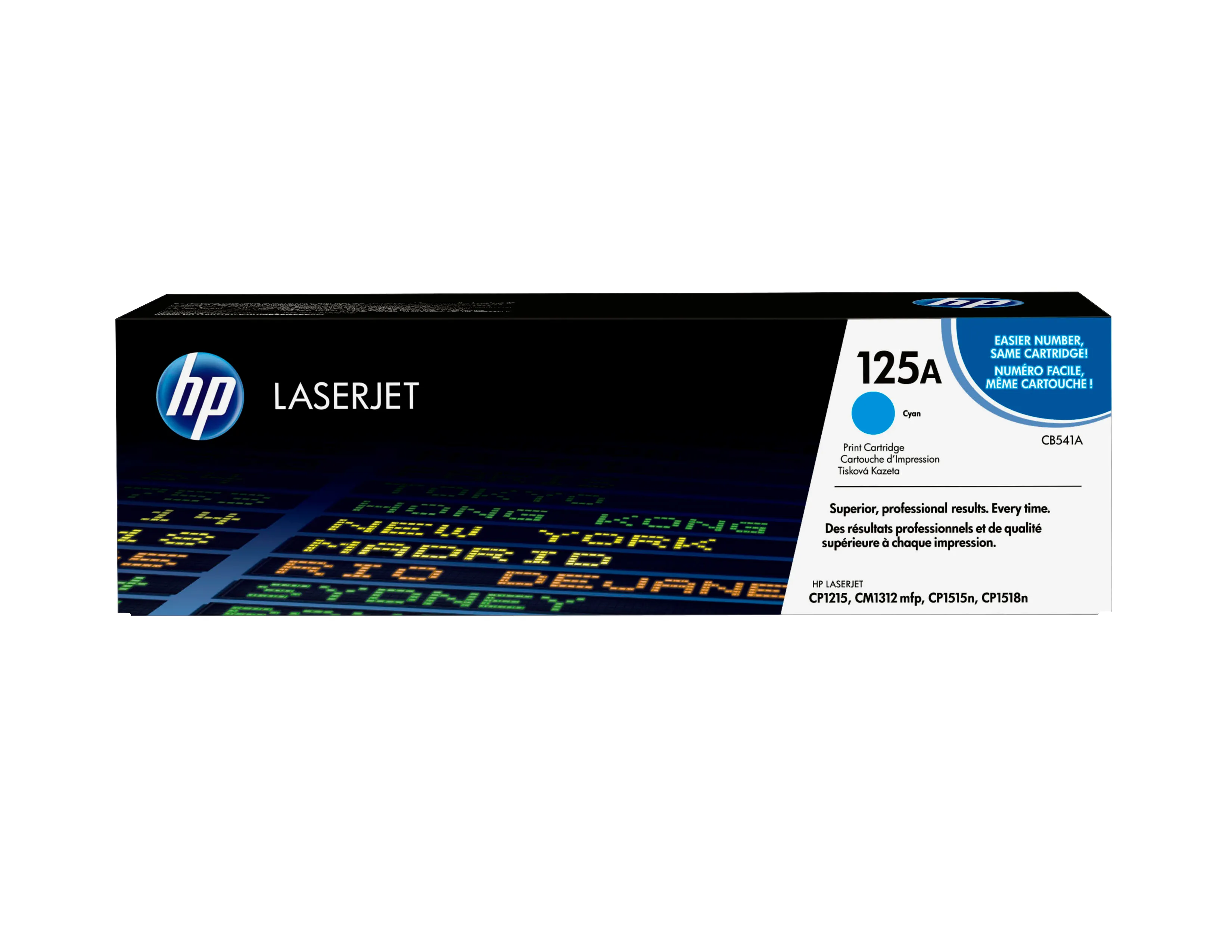 HP CB541A High Yield toner cartridge, Cyan