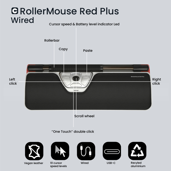 CONTOUR RollerMouse Red Plus Thin client
