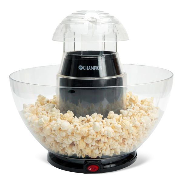 Champion Pop-in-Bowl PCM300 Popcorn-kone, 900 W, Musta metalli