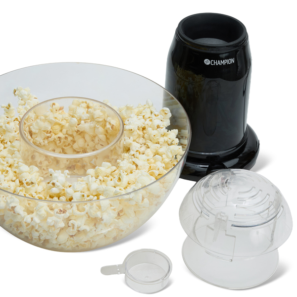 Champion Pop-in-Bowl PCM300 Popcorn-kone, 900 W, Musta metalli