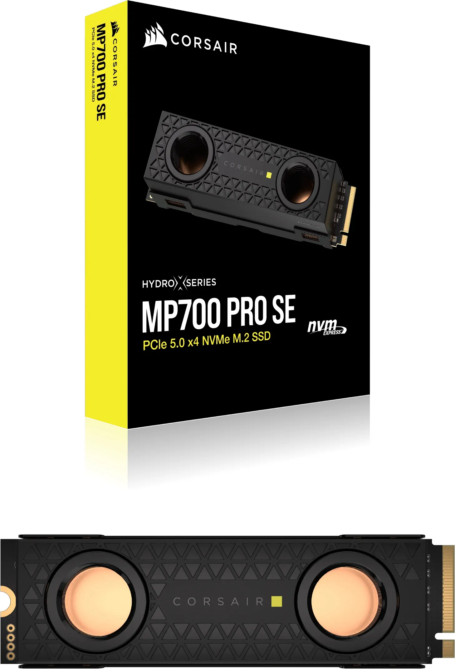 Corsair MP700 PRO SE Hydro X 2 TB, PCI Express 5.0, M.2 -SSD-levy Corsair MP700 PRO SE Hydro X 2 TB, PCI Express 5.0, M.2 -SSD-levy