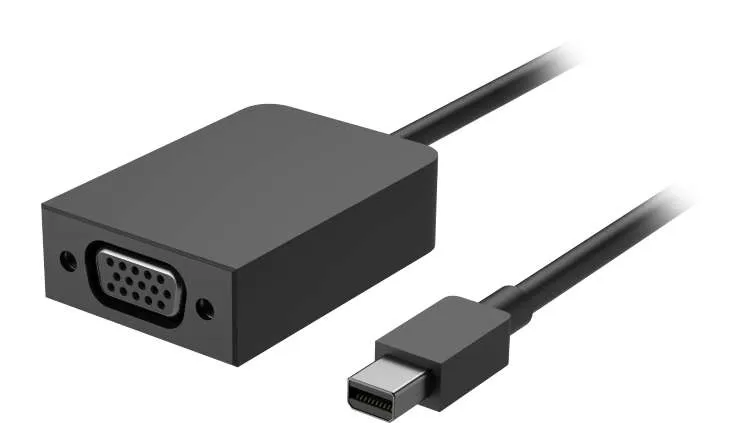 Microsoft  mini DisplayPort &ndash; VGA - adapter, Svart