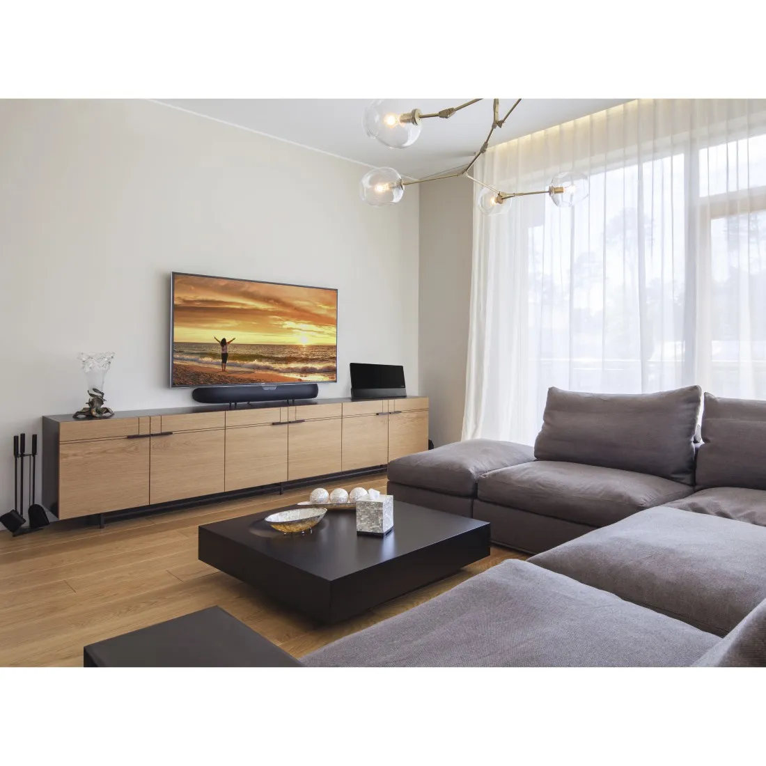 HAMA Indoor Antenna Pro 55 DAB+/DAB/DVB-T2/FM Flat Black