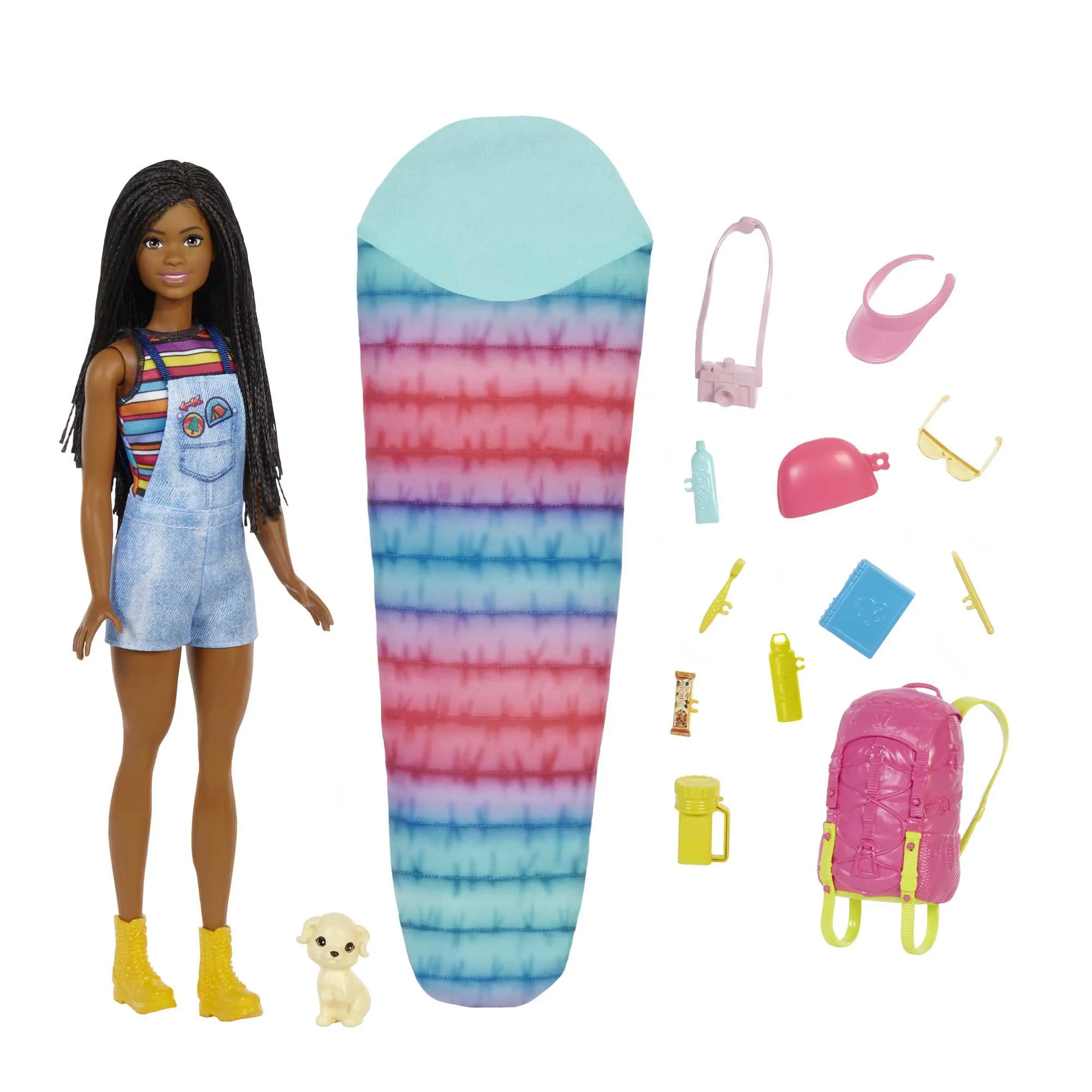 Barbie It takes two! Camping playset - Brooklyn doll, puppy and accessories