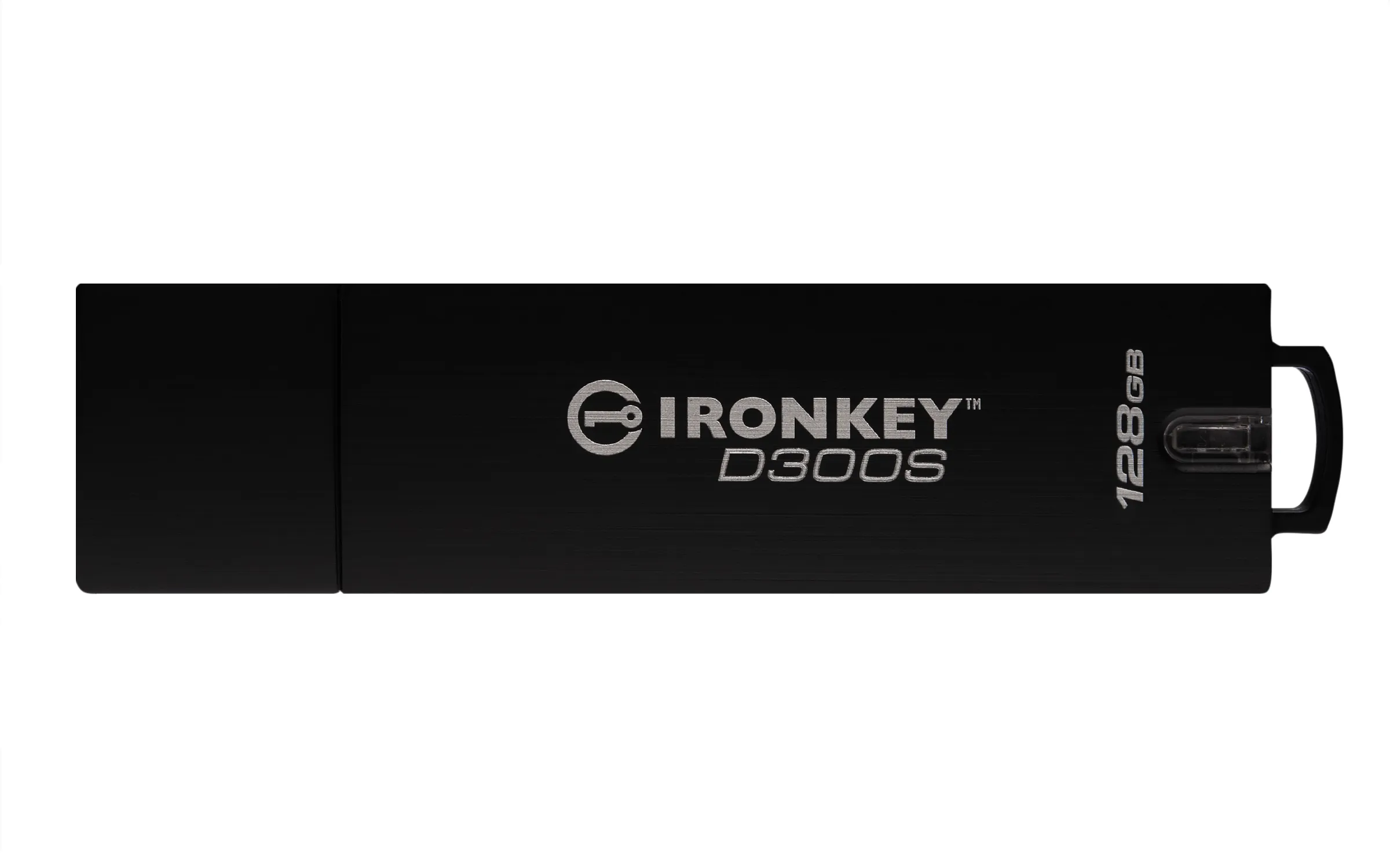Kingston IronKey D300S USB 3.2 Gen 1 128GB memory stick, Black