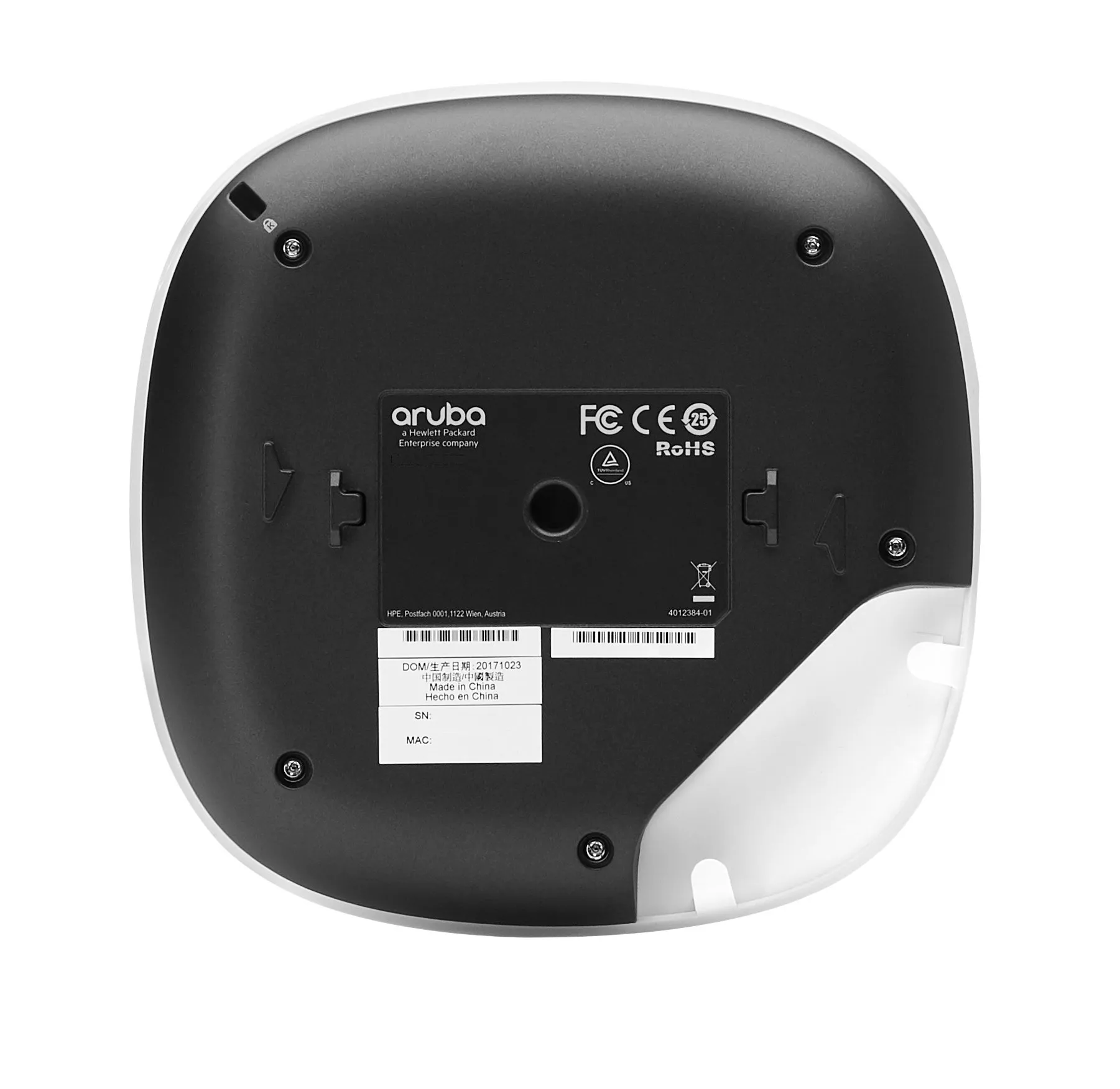 Aruba AP-303P (RW) Dual 2x2:2 MU-MIMO Radio Internal Antennas Unified Campus AP with Dual Ethernet ports. Daisy-chain your wired network to connect and power an