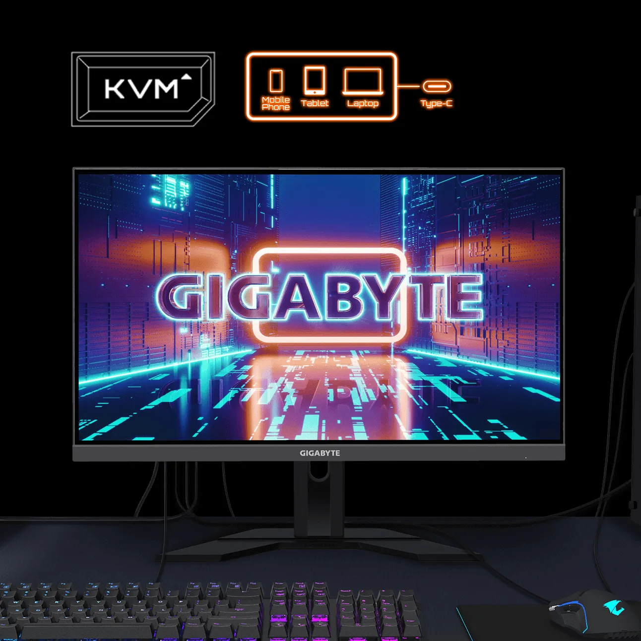 Gigabyte M32U 32" UHD IPS 144Hz/Flat 10bits/1ms/FreeSync/HDR400/HDMI 2.1