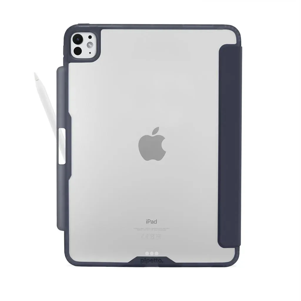 Pipetto iPad Pro 11 (2024) Origami No3 -kyn&auml;kotelo, tummansininen