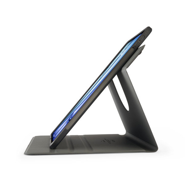 Pipetto iPad Air 11" Origami No5 Rotating Folio -kotelo, musta