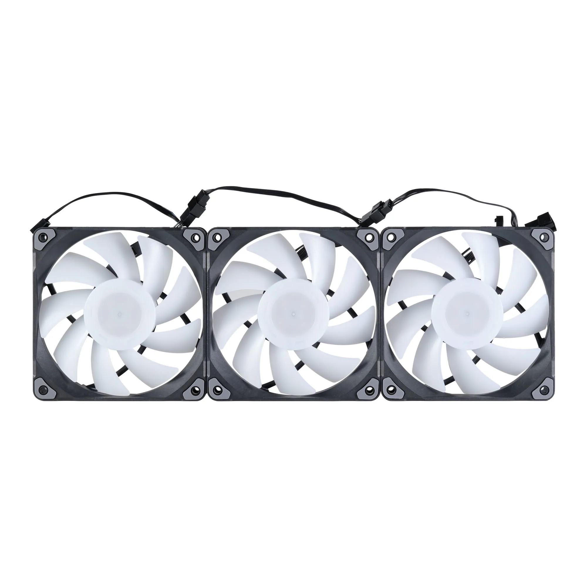 Phanteks M25 PWM, DRGB, 120mm - chassi fl&auml;kt, svart, 3st