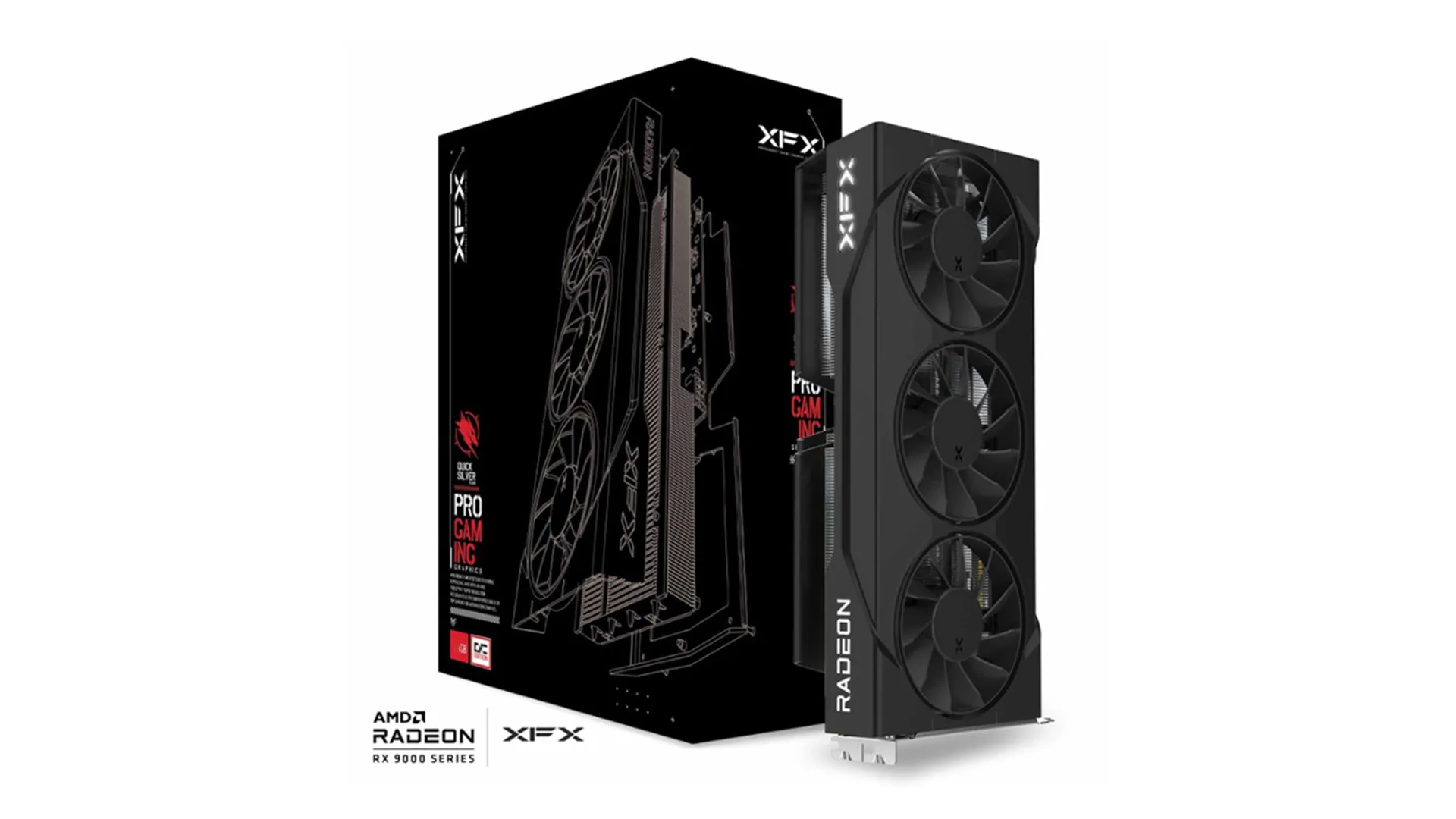 XFX Radeon RX 9060 XT Swift Triple Fan OC 16 GB - grafikkort