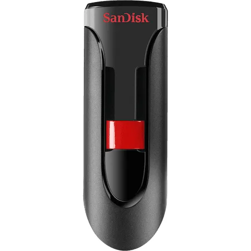 SanDisk 256GB Cruzer Glide USB 2.0 - memory stick, Black/Red