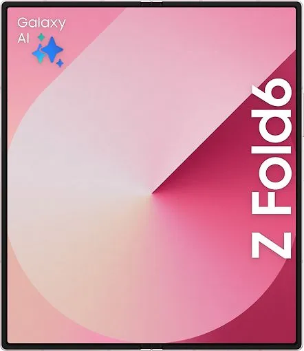 Samsung Galaxy Galaxy Z Fold6 512 GB/12 GB Android - mobiltelefon, Rosa