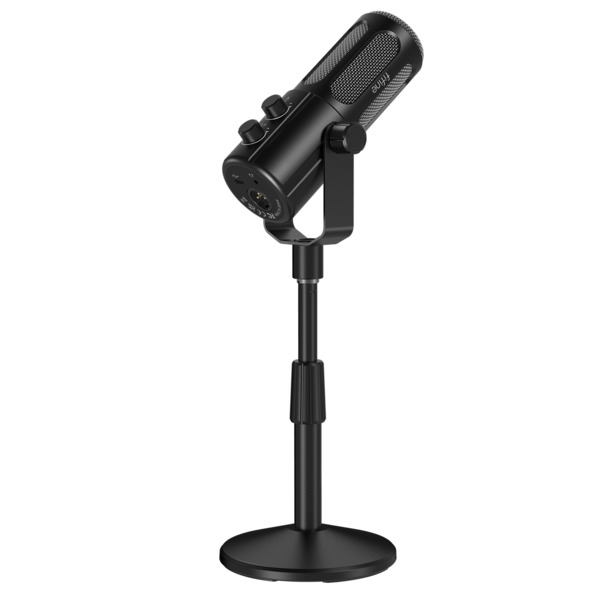 FIFINE AmpliTank Tank6, USB-C/XLR, Dynamic Microphone, Black
