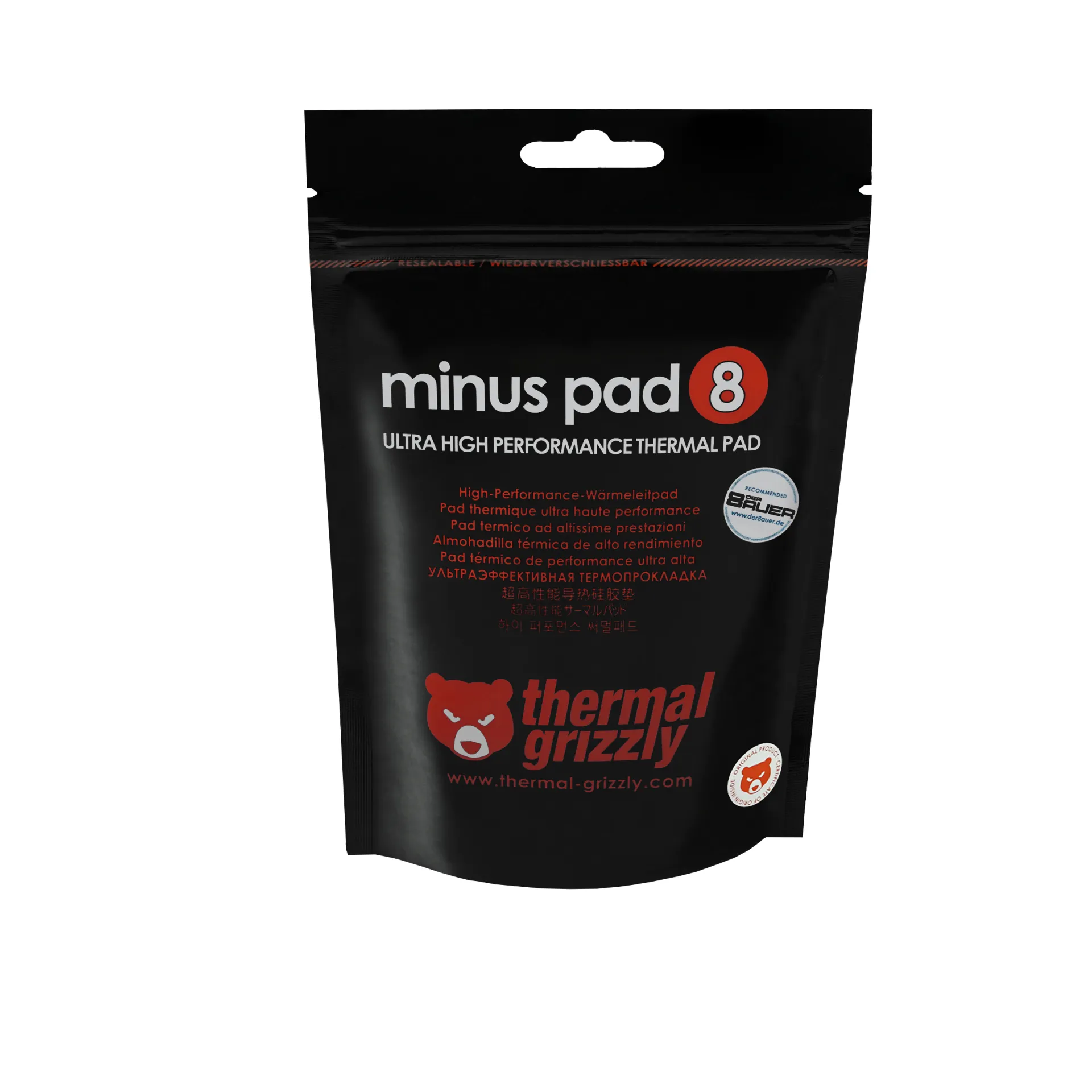Thermal Grizzly Minus Pad 8 - thermal pad, 120x20x3mm