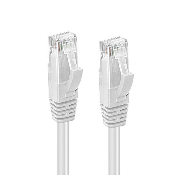 MicroConnect Cat5e U/UTP -verkkokaapeli, 10 m, Valkoinen