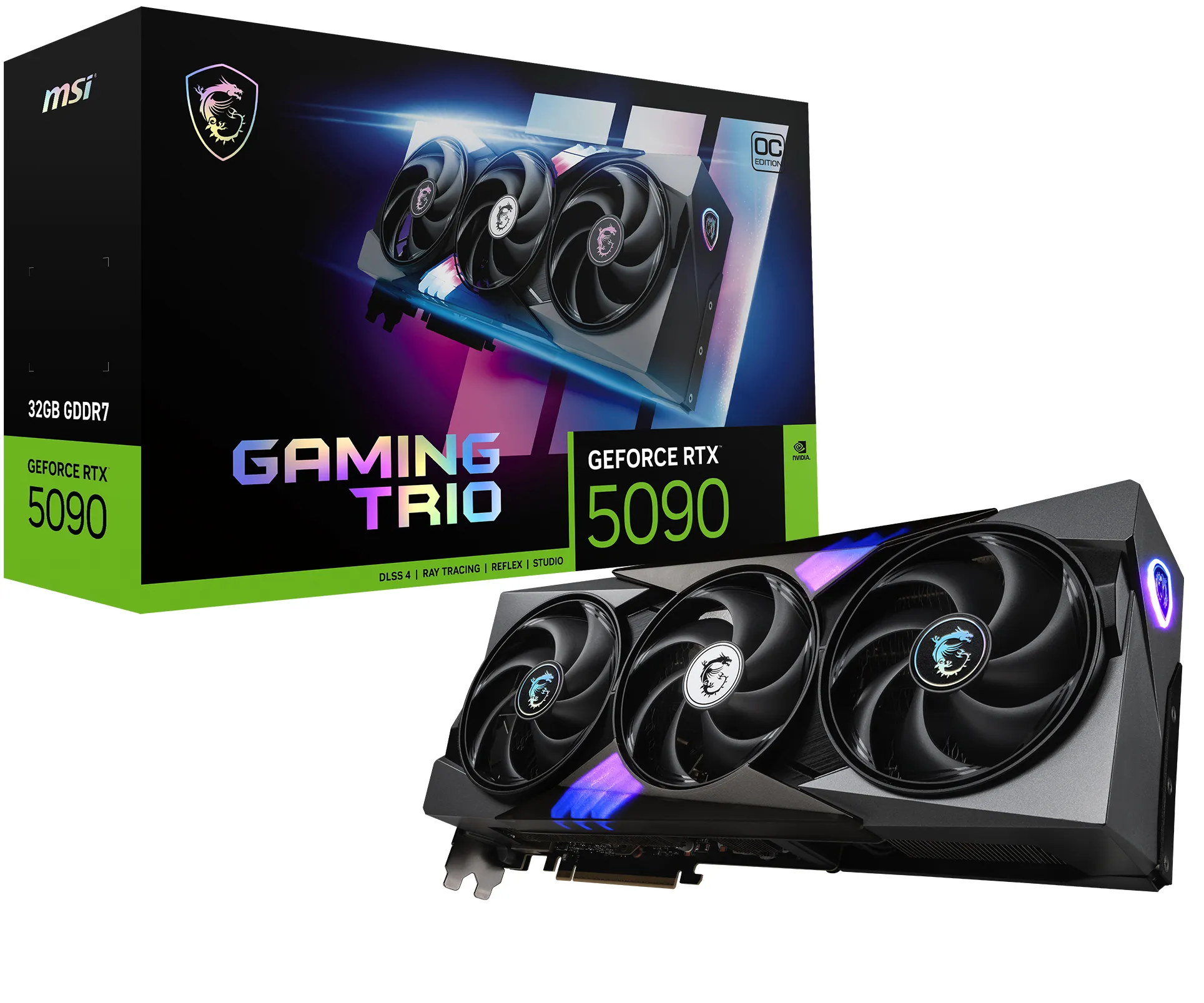 MSI GeForce RTX 5090 32GB Gaming Trio OC - grafikkort