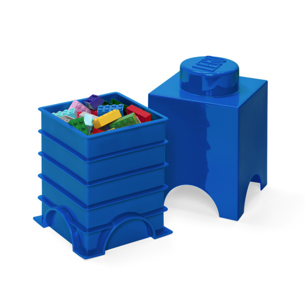 Room Copenhagen LEGO Storage Brick 1 blue - RC40011731