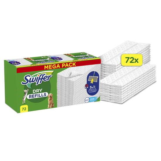Swiffer Kuivat lattianpuhdistusliinat, Tuoksuva, 72 kappaletta